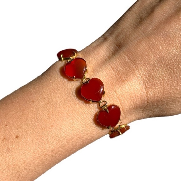Vintage Jewelry - VTG Heart Bracelet